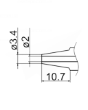 Buy Soldering Nozzle HAKKO N3-20 Купить Паяльное жало (наконечник) HAKKO N3-20