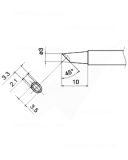 Buy Soldering Tip HAKKO T17-BCM3 Купить Паяльное жало (наконечник) HAKKO T17-BCM3