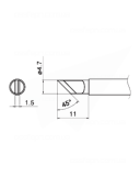 Buy Soldering Tip HAKKO T17-KR Купить Паяльное жало (наконечник) HAKKO T17-KR