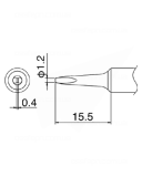 Buy Soldering Tip HAKKO T18-S9 Купить Паяльное жало (наконечник) HAKKO T18-S9