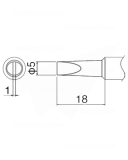 Buy Soldering Tip HAKKO T19-D5 Купить Паяльное жало (наконечник) HAKKO T19-D5