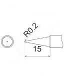 Buy Soldering Tip HAKKO T22-BL Купить Паяльное жало (наконечник) HAKKO T22-BL