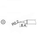 Buy Soldering Tp HAKKO HAKKO T31-01I Купить Паяльное жало (наконечник) HAKKO T31-01I
