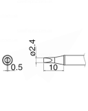 Buy Soldering Tp HAKKO HAKKO T31-02D24 Купить Паяльное жало (наконечник) HAKKO T31-02D24