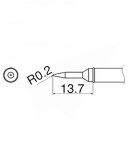 Buy Soldering Tp HAKKO HAKKO T31-02SBL Купить Паяльное жало (наконечник) HAKKO T31-02SBL