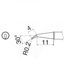 Buy Soldering Tp HAKKO HAKKO T31-03J02 Купить Паяльное жало (наконечник) HAKKO T31-03J02