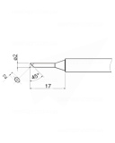 Buy Soldering Tip HAKKO T34-C2 Купить Паяльное жало (наконечник) HAKKO T34-C2