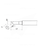 Buy Soldering Tip HAKKO T34-C4 Купить Паяльное жало (наконечник) HAKKO T34-C3T34-C4