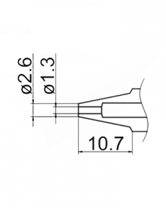 Buy Soldering Nozzle HAKKO N3-13 Купить Паяльное жало (наконечник) HAKKO N3-13