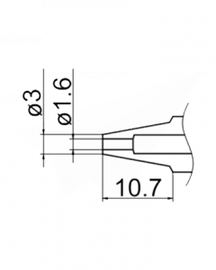 Buy Soldering Nozzle HAKKO N3-16 Купить Паяльное жало (наконечник) HAKKO N3-16