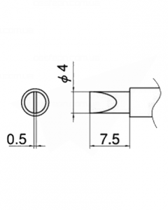 Buy Soldering Tip HAKKO T11-D4 Купить Паяльное жало (наконечник) HAKKO T11-D4