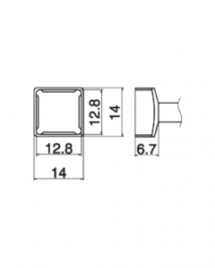 Паяльне жало (накінечник) HAKKO T15-1203 (T12-1203)