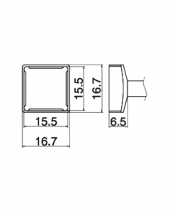 Паяльне жало (накінечник) HAKKO T15-1207 (T12-1207)