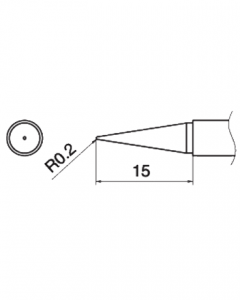Паяльне жало (накінечник) HAKKO T15-BLL (T12-BLL)