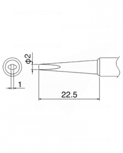 Buy Soldering Tip HAKKO T18-DL2 Купить Паяльное жало (наконечник) HAKKO T18-DL2