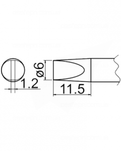Buy Soldering Tip HAKKO T20-D6 Купить Паяльное жало (наконечник) HAKKO T20-D6