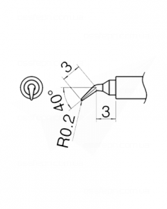 Buy Soldering Tip HAKKO T30-J Купить Паяльное жало (наконечник) HAKKO T30-J