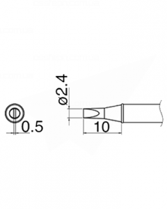Buy Soldering Tp HAKKO HAKKO T31-01D24 Купить Паяльное жало (наконечник) HAKKO T31-01D16T31-01D24