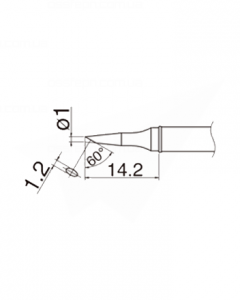 Buy Soldering Tp HAKKO HAKKO T31-02BC1 Купить Паяльное жало (наконечник) HAKKO T31-02BC1