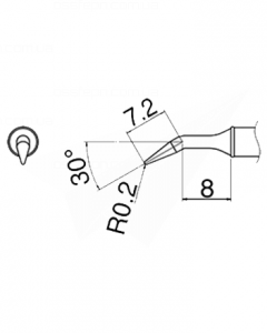 Buy Soldering Tp HAKKO HAKKO T31-02JL02 Купить Паяльное жало (наконечник) HAKKO T31-02JL02