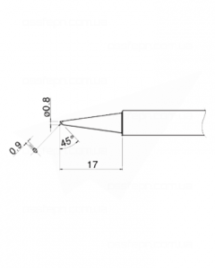 Buy Soldering Tip HAKKO T34-C08 Купить Паяльное жало (наконечник) HAKKO T34-C08
