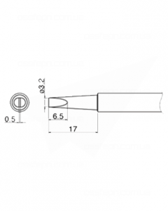 Buy Soldering Tip HAKKO T34-D32 Купить Паяльное жало (наконечник) HAKKO T34-D32