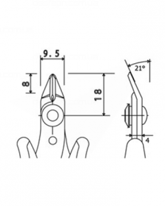 ESD Кусачки PIERGIACOMI TR-20-MD