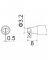 Buy Soldering Tip HAKKO T22-D32 Купить Паяльное жало (наконечник) HAKKO T22-D32