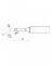Buy Soldering Tip HAKKO T34-C3 Купить Паяльное жало (наконечник) HAKKO T34-C3